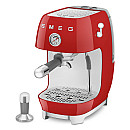 Smeg - ECF03RDEU - Manuell espresso & Cold Brew, Röd