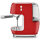 Smeg - ECF03RDEU - Manuell espresso & Cold Brew, Röd