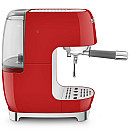 Smeg - ECF03RDEU - Manuell espresso & Cold Brew, Röd