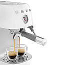 Smeg - ECF03WHEU - Manuell espresso & Cold Brew, Vit