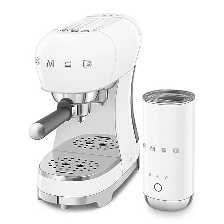 Smeg - ECF12WHEU - espresso & mjölkskummare, Vit