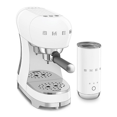 Smeg - ECF12WHEU - espresso & mjölkskummare, Vit