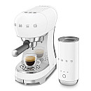 Smeg - ECF12WHEU - espresso & mjölkskummare, Vit