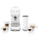 Smeg - ECF12WHEU - espresso & mjölkskummare, Vit