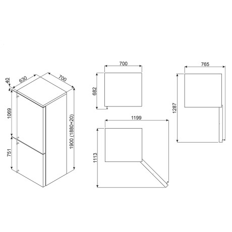SMEG - FA8003AO SMEG - FA8003AO