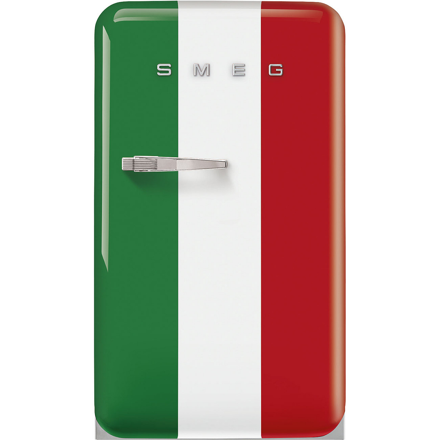 Smeg kylskåp fab10hrdit6 50's style kylskåp italienska flaggan