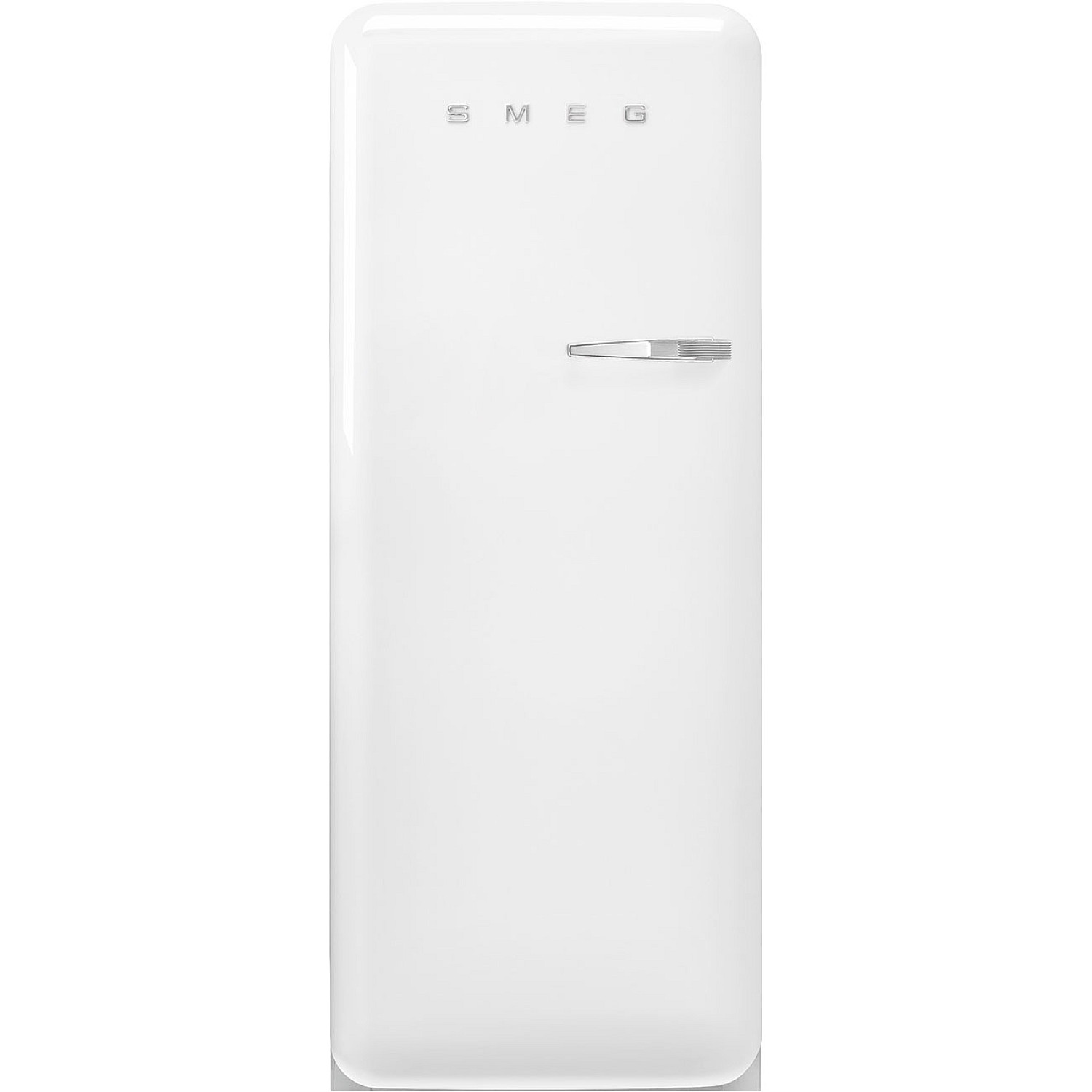 Smeg kylskåp med frysfack fab28lwh6 - vit, 50's style
