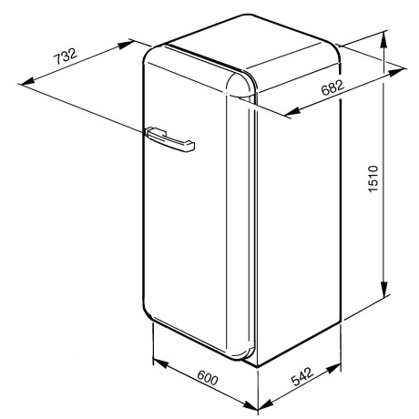 Smeg - FAB28RO1 Smeg - FAB28RO1