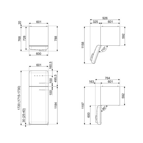 SMEG - FAB30LCR3 SMEG - FAB30LCR3