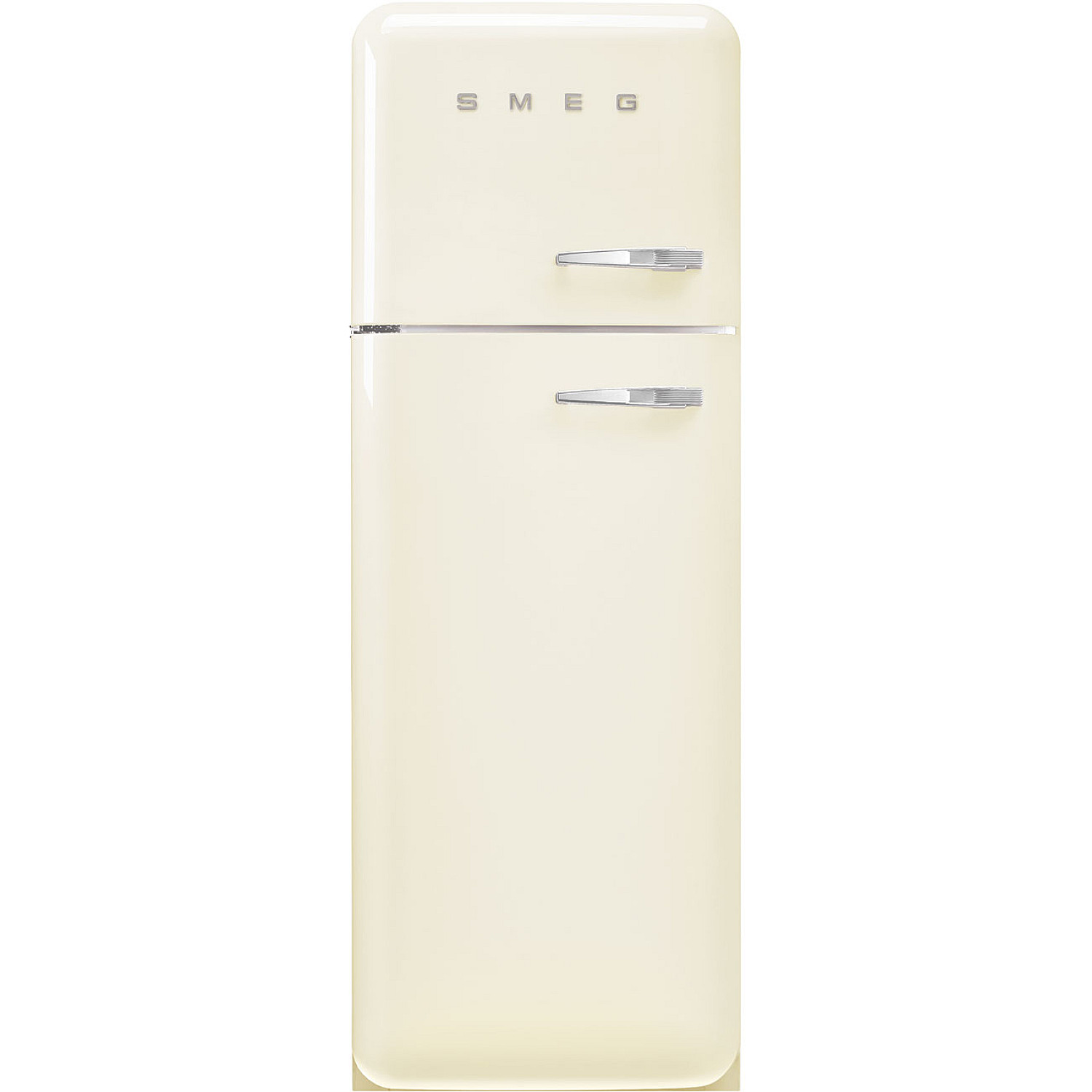 Smeg frys över kylskåp fab30lcr6 - creme med med 50 talsdesign