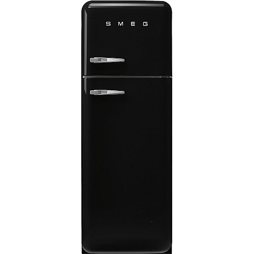 Smeg klimatskåp fab30rbl6 - svart, 50-talsdesign, tyst & led belysning