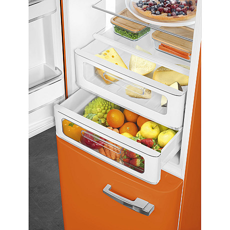 Smeg - FAB32LOR6 - Orange, 50's style, NoFrost & MultiFlow system