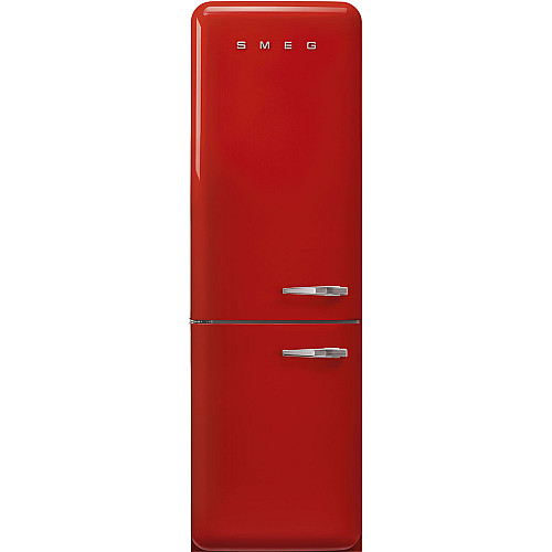 Smeg kyl över frys fab32lrd6 - röd, 50's style