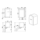 Smeg - FAB5LPK6 - Rosa, 50's Style, Automatisk avfrostning