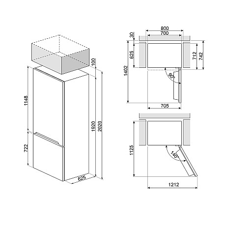 Smeg - FC48BGND - Svart