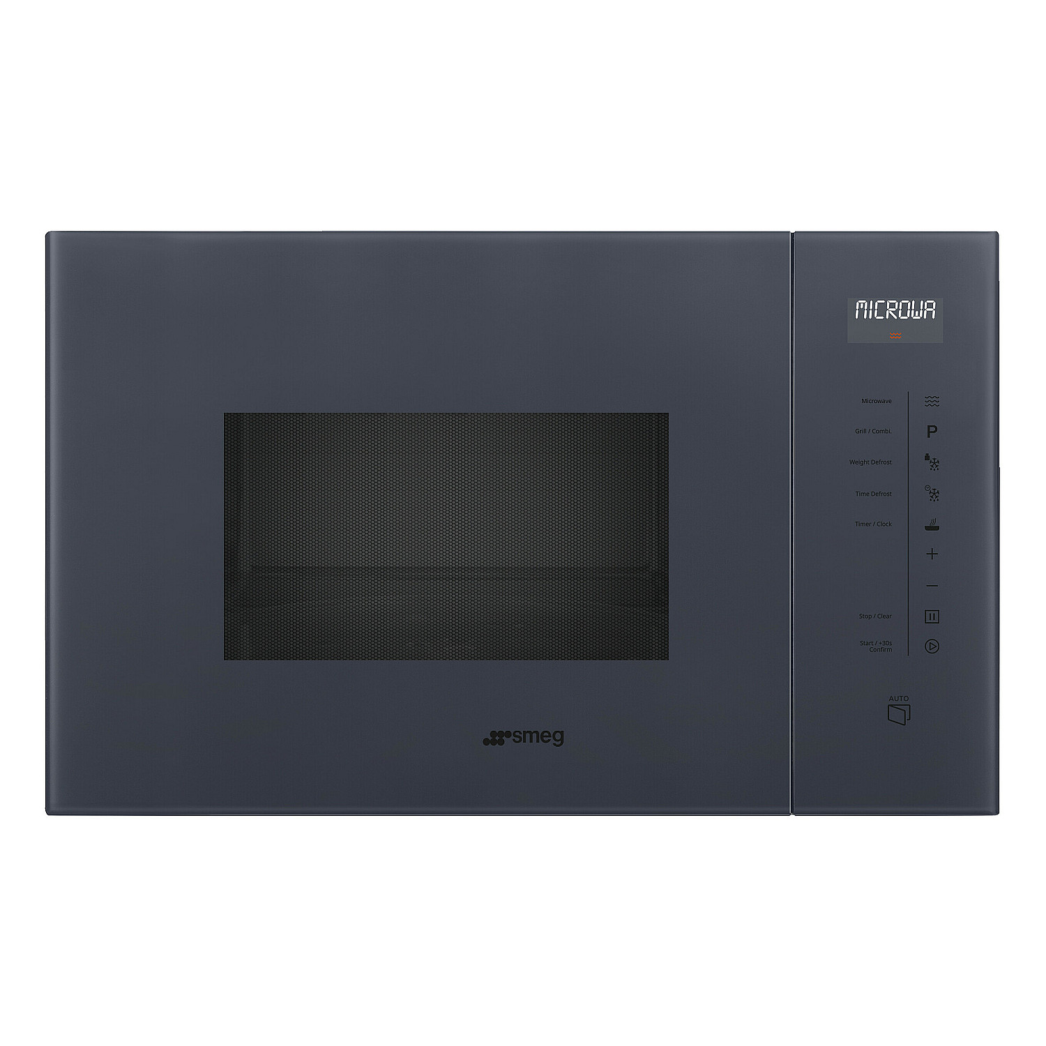Smeg inbyggnadsmikrovågsugn fmi125g - neptune grey