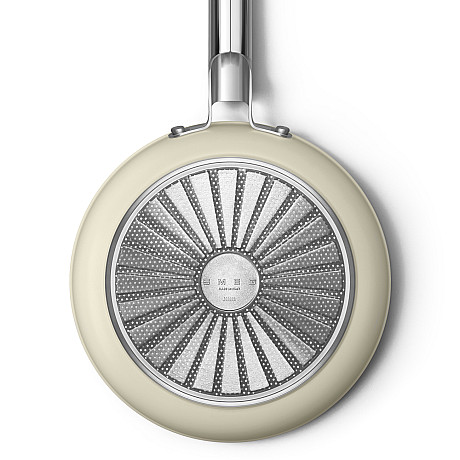 Smeg - Keramisk Stekpanna 24 cm Non-Stick, Creme