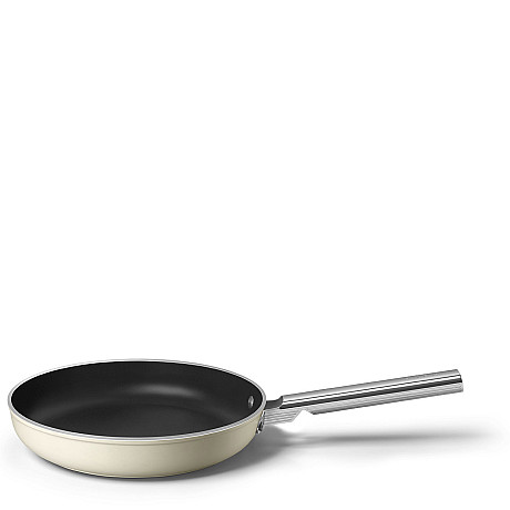 Smeg - Keramisk Stekpanna 28 cm Non-Stick, Creme