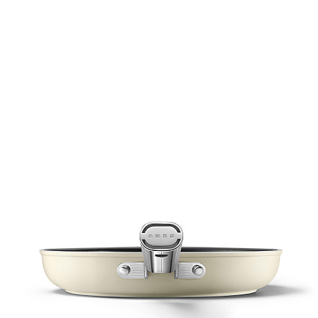 Smeg - Keramisk Stekpanna 28 cm Non-Stick, Creme