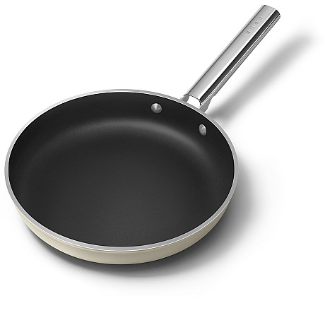 Smeg - Keramisk Stekpanna 28 cm Non-Stick, Creme