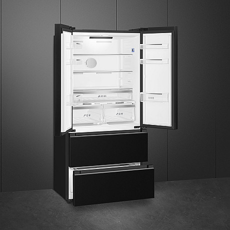 Smeg - FQ55FKDD - Look i  Mörkt rostfritt stål, NoFrost teknik & LED belysning