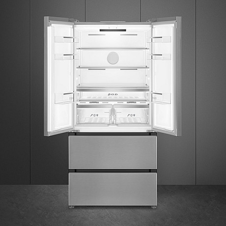 Smeg - FQ55FXDD - Inox look, NoFrost teknik & LED belysning