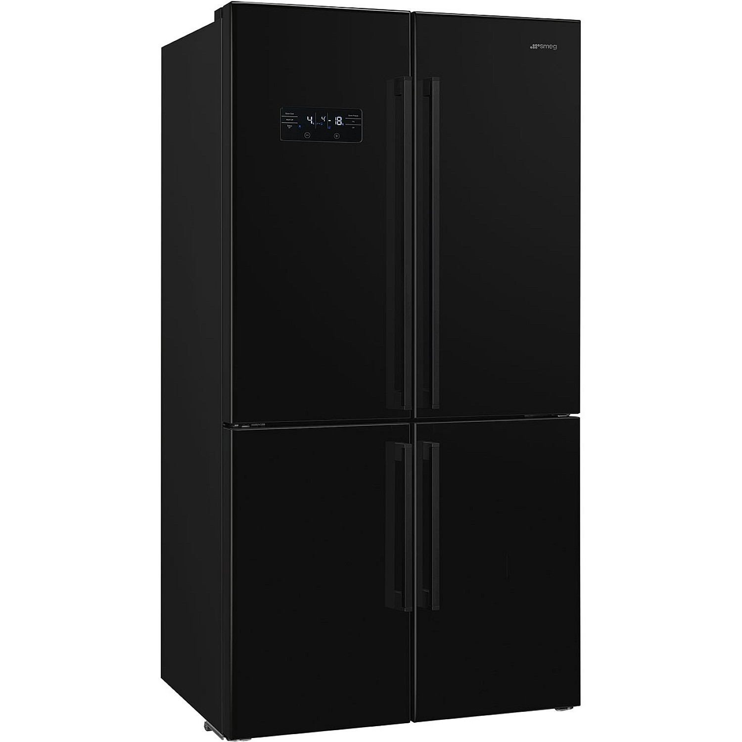 Smeg french door side by side fq60nde side-by-side french door, svart
