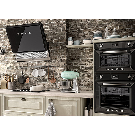 Smeg - KFAB84MB 50's Style - Mattsvart, Bredd 75 cm