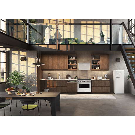 Smeg - KFAB84MW 50's Style - Matt vit, Bredd 75 cm