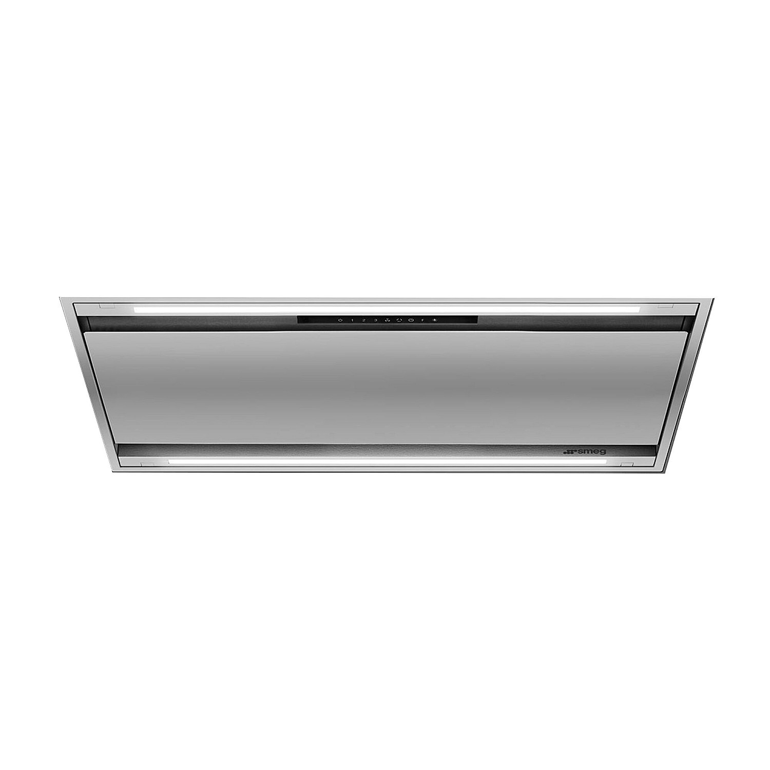 Smeg frihängande fläkt klt9l4x - rostfri stål, bredd 90 cm