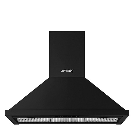 Smeg - KPF94MB - Mattsvart, Bredd 90 cm