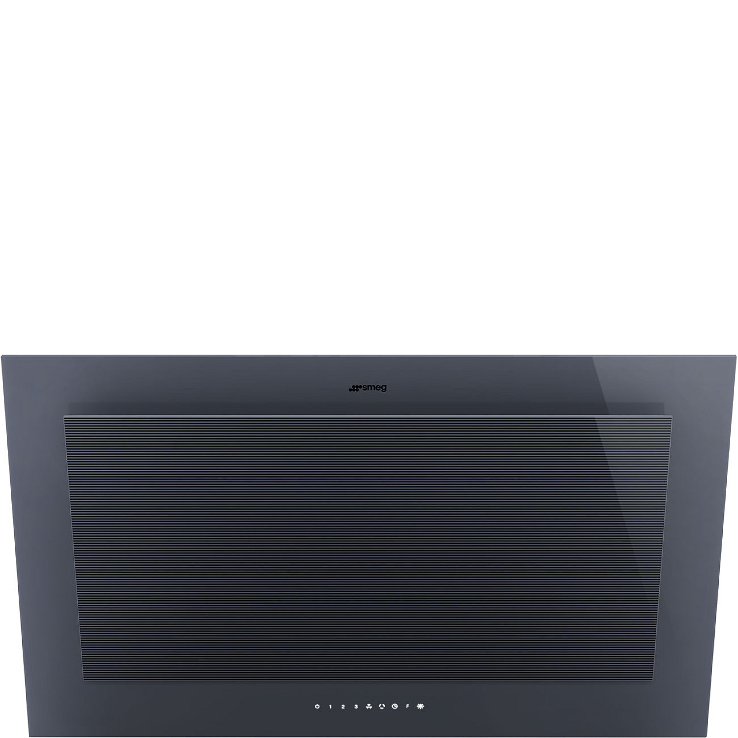 Smeg vägghängd fläkt kv194g linea - neptune grey, bredd 90 cm