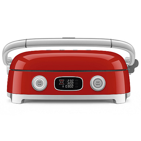 Smeg - MGF01RDEU - Bordsgrill. Röd