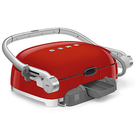 Smeg - MGF01RDEU - Bordsgrill. Röd