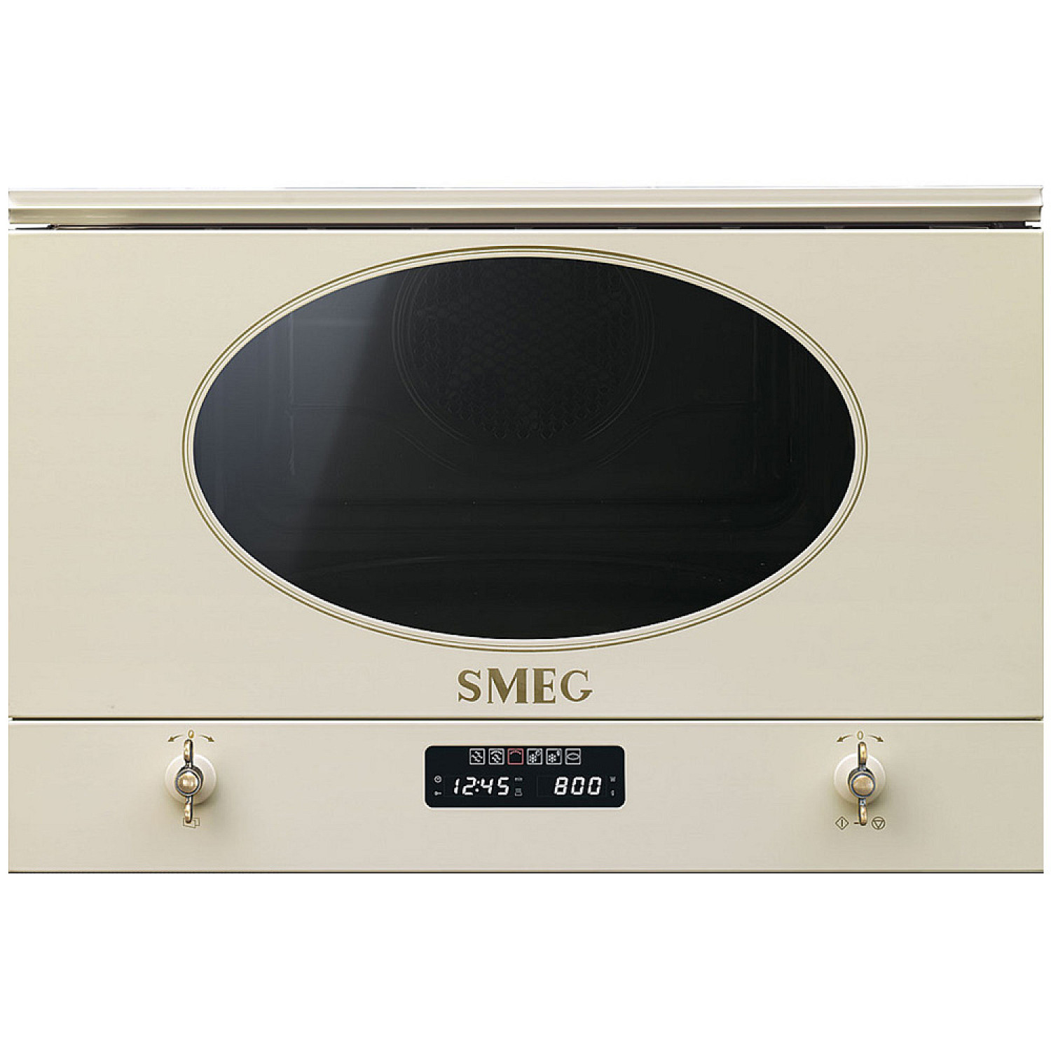 Smeg inbyggnadsmikrovågsugn mp822po - elektronisk styrning & led belysning