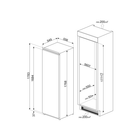SMEG - S8F174DNE SMEG - S8F174DNE