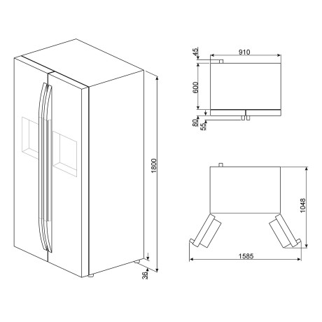 SMEG - SBS63NED SMEG - SBS63NED