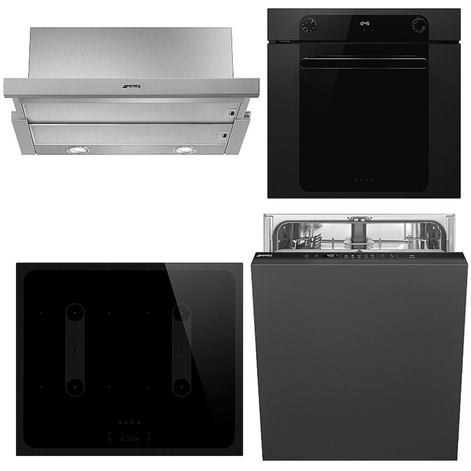 Smeg k&ouml;kspaket sf6200tb-si2b22641d-stl262d-kset600xe