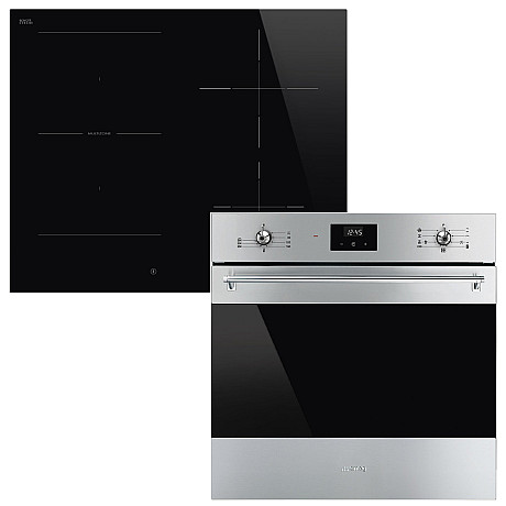 Smeg - SF6300TVX-SI1M4644D - Ugn med Ångrengöring & Häll med Wi-Fi Smeg - SF6300TVX-SI1M4644D - Ugn med Ångrengöring & Häll med Wi-Fi