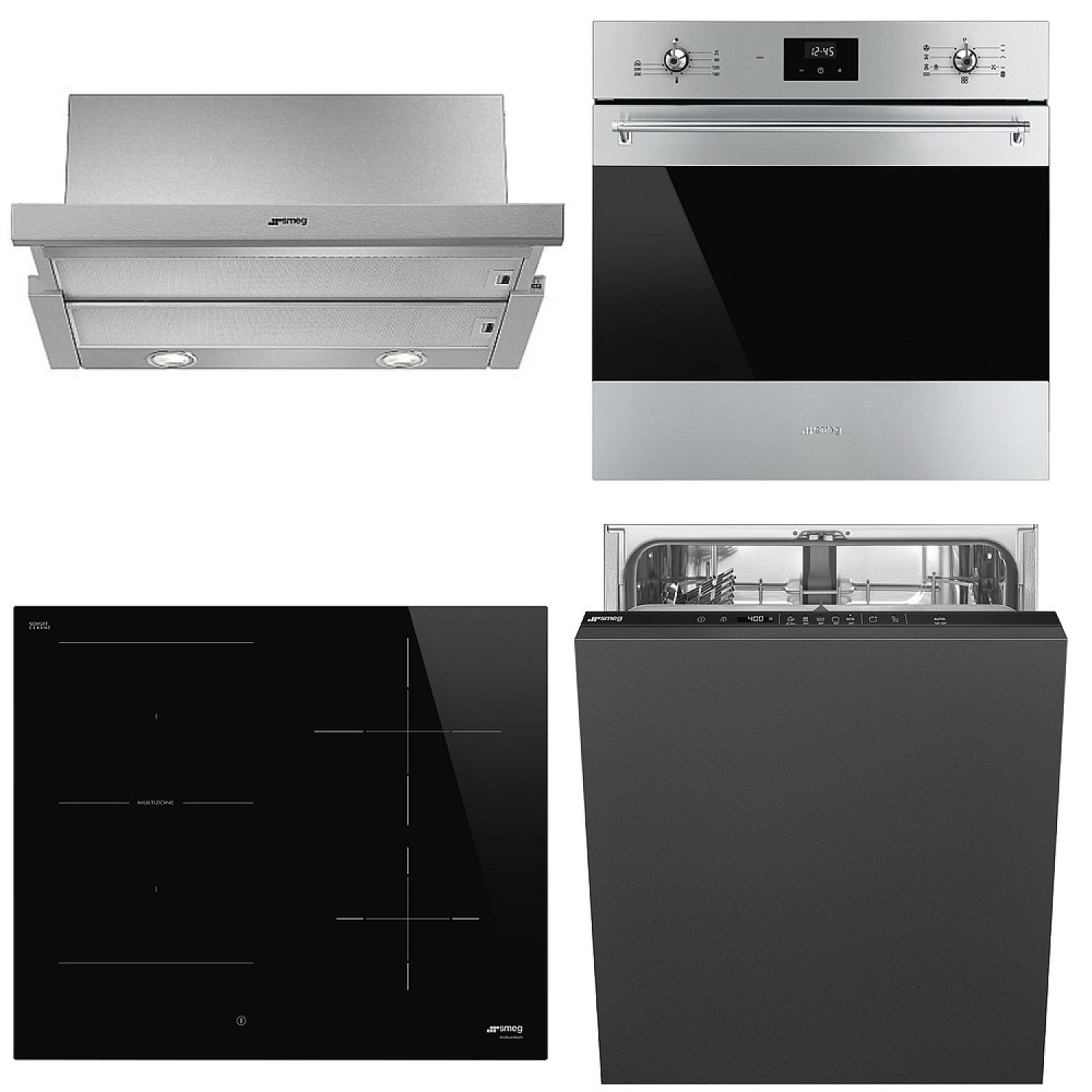 Smeg k&ouml;kspaket sf6300tvx-si1m4644d-stl262d-kset600xe