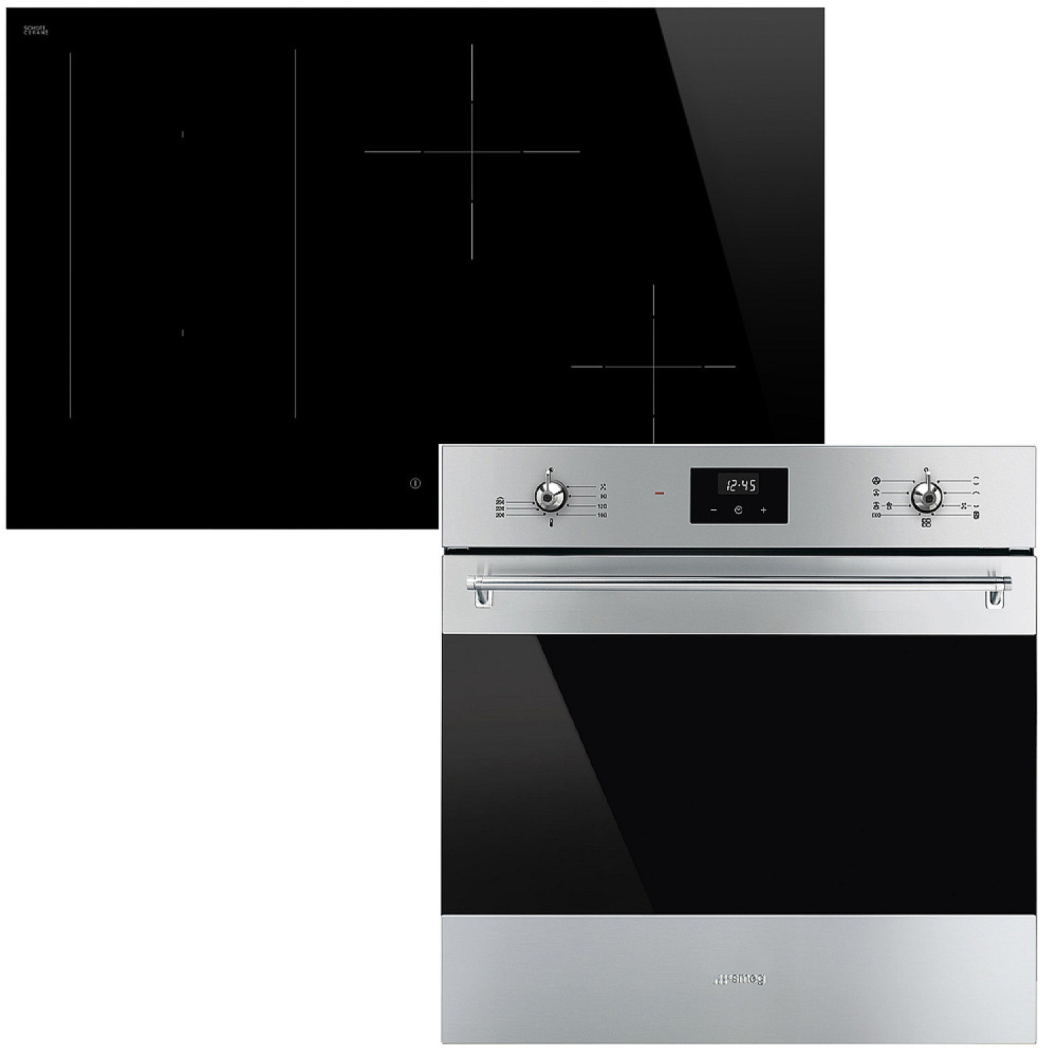 Smeg paket ugn och h&auml;ll sf6300tvx-sim3844d - &aring;ngreng&ouml;ringugn & h&auml;ll med bluetooth