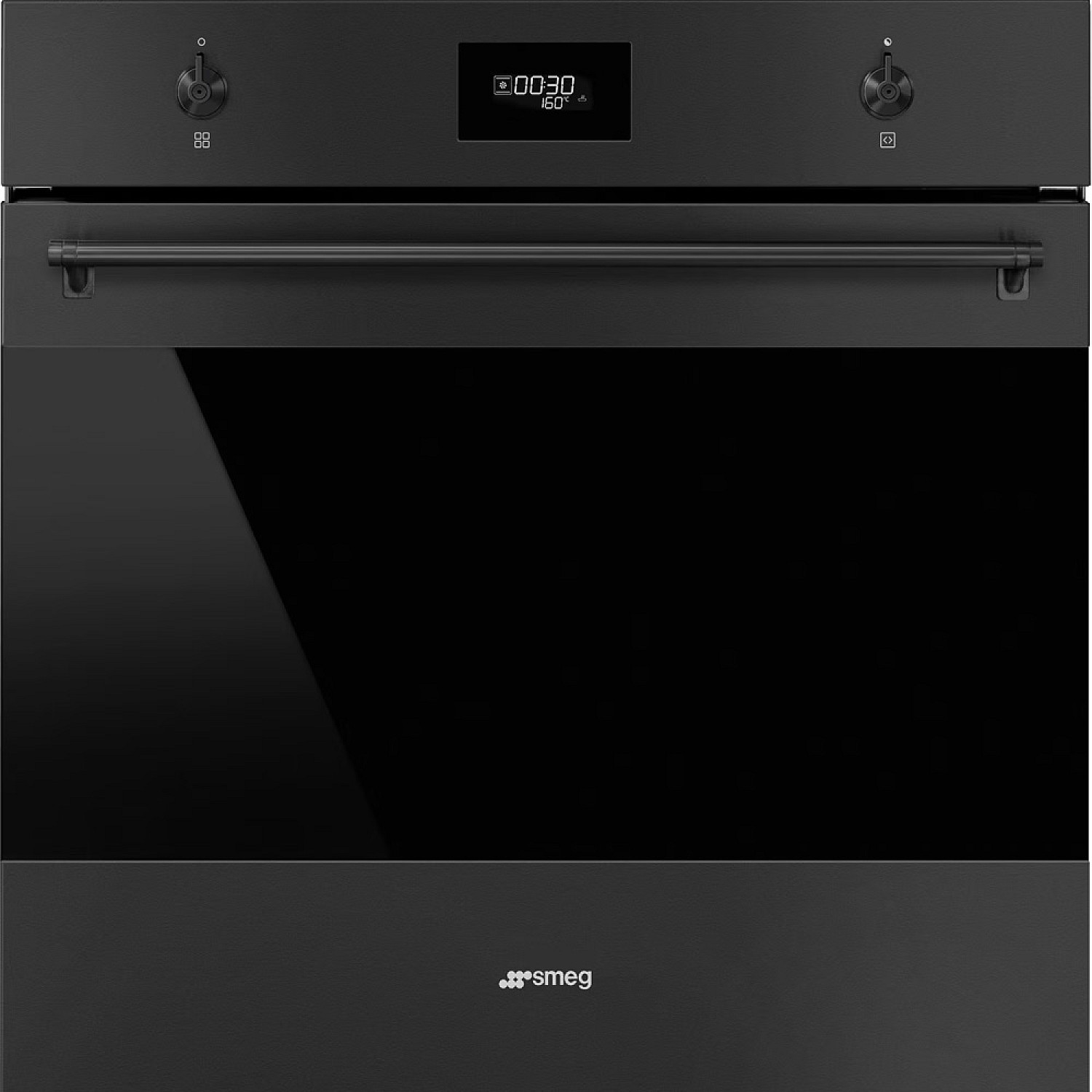 Smeg inbyggnadsugn sfp6301tnno - svart, kapacitet 70 l, pyrolytisk självrengöring