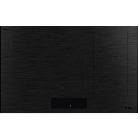 Smeg - SIM3864MB, stilren häll i mattsvart, 80 cm