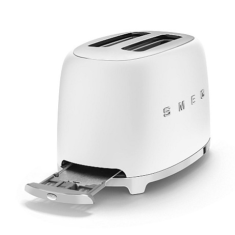 SMEG - Brödrost och kolsyremaskin, matt vit SMEG - Brödrost och kolsyremaskin, matt vit