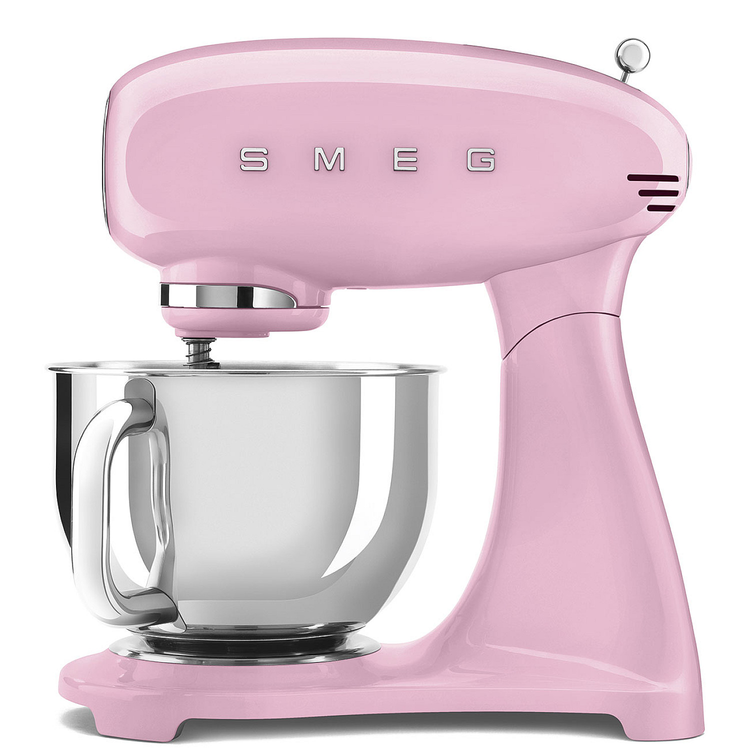 Smeg köksassistent smf05pkeu - rosa, 50-talsdesign med 10 hastigheter & 5 års garanti