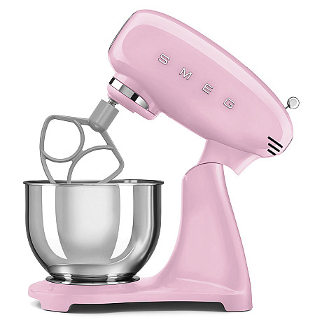 Smeg - SMF05PKEU - Rosa, 50-talsdesign med 10 hastigheter & 5 års garanti
