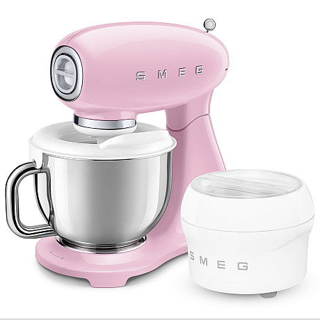 Smeg - SMF05PKEU - Rosa, 50-talsdesign med 10 hastigheter & 5 års garanti