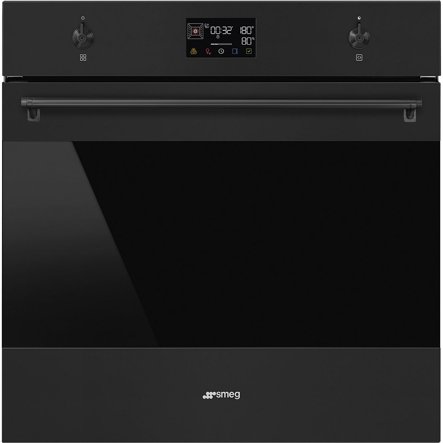 Smeg inbyggnadsugn sop6302s2pn - mattsvart