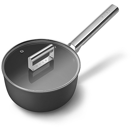Smeg - Keramisk Kastrull 20 cm Non-Stick, Svart