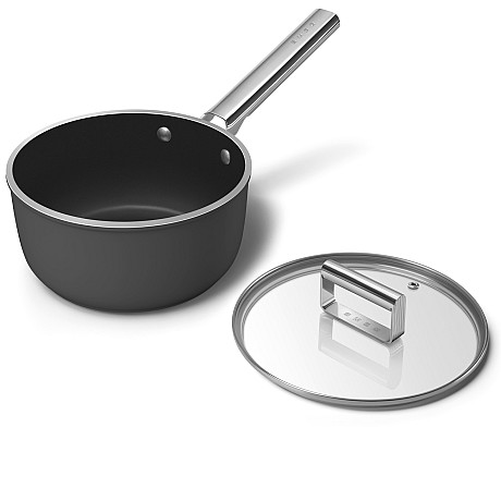 Smeg - Keramisk Kastrull 20 cm Non-Stick, Svart
